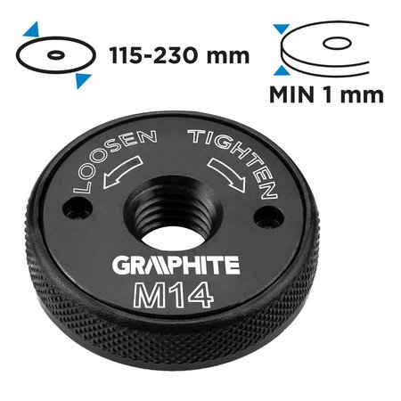 Nakrętka szybkomocyjąca do szlifierki kątowej M 14