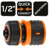 Złączka przelotowa 1/2", dwumateriałowa