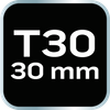 Końcówka TORX T30 x 30 mm, S2 x 2 szt.