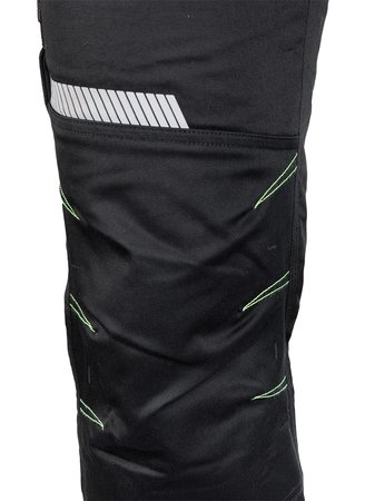 Spodnie robocze Mix&Match, czarne, rozmiar XXL