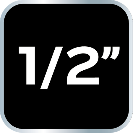 Nasadka udarowa 1/2", 10 x 38mm, Cr-Mo