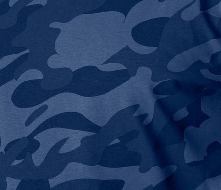 T-shirt roboczy Camo Navy, rozmiar XL
