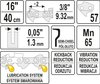 ŁAŃCUCH TNĄCY DO PILARKI 16'' 3/8'  1.3MM 57Z