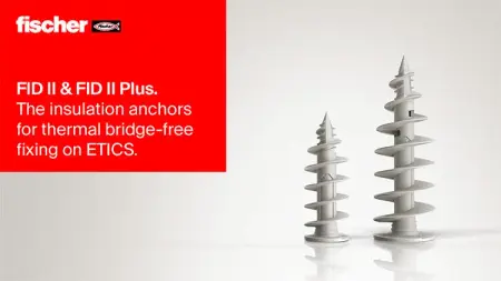 Fischer FID II Plus Kołek do Izolacji Styropianu (25 szt.) 570349