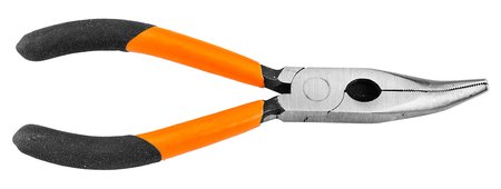 Szczypce wydłużone wygięte 160 mm