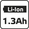 Sekator akumulatorowy 7.2V, Li-Ion/1.3Ah