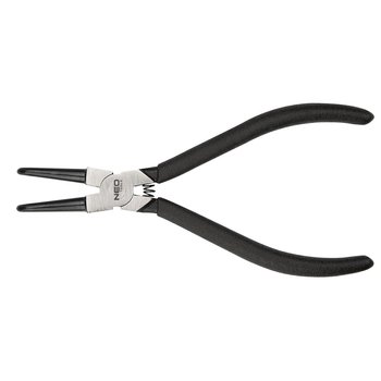 Szczypce segera do pierścieni osadczych 170 mm, wewnętrzne, wygięte