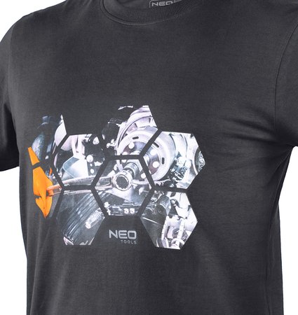 T-shirt z nadrukiem, warsztat, rozmiar XL