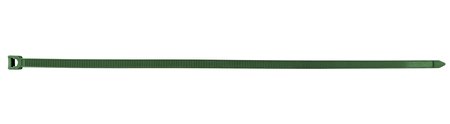 Opaski zaciskowe ogrodowe 7,6 x 380mm, 50 szt., zielone