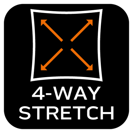 Spodnie robocze Mix&Match, 4 way stretch, z kaburami, Cordura, szaro-czarne, rozmiar XXL