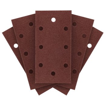 Papiery ścierne na rzep 93 x 185 mm, P100, 5 szt., z 8 otworami