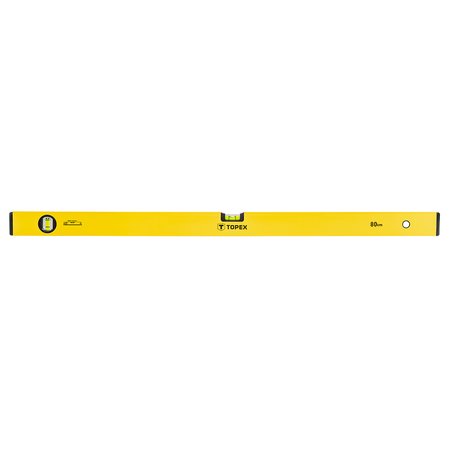 Poziomnica aluminiowa typ 500, 80 cm, 2 libelle