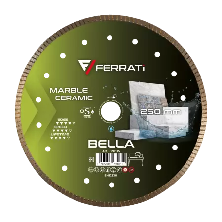 Ferrati BELLA tarcza diamentowa tnąca 250mm