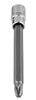 Końcówka wkrętakowa PZ3 na nasadce 1/4", długa, 87 mm
