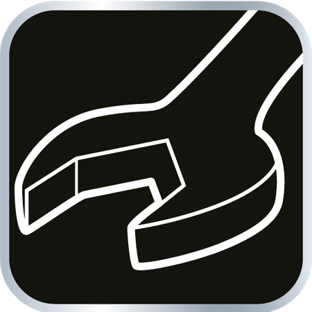 Klucz płasko-oczkowy HEX/V 22 x 260 mm