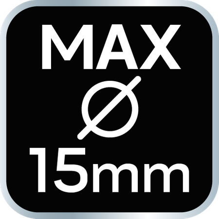 Sekator by-pass 185 mm, zakres do 15 mm, regulowany rozstaw