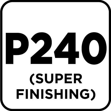 Krążki ścierne na rzep 125 mm, P240, 5 szt., z 8 otworami