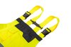 Ogrodniczki robocze, ostrzegawcze, wodoodporne, żółte, rozmiar S