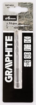 Wiertło do betonu Hex 6 mm