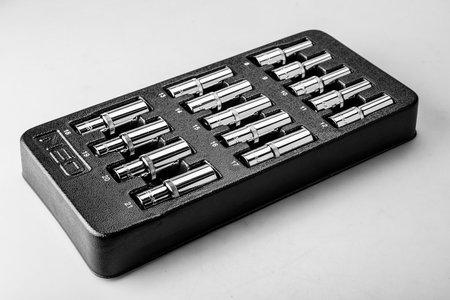 Nasadki długie 1/2", 8-21 mm, zestaw 14 szt., wkładka