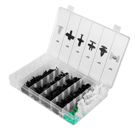 Zestaw spinek samochodowych BMW, 290 sztuk