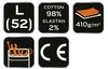Krótkie spodenki DENIM,  rozmiar L