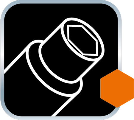 Klucze nasadowe 1/4", zestaw 14 szt.