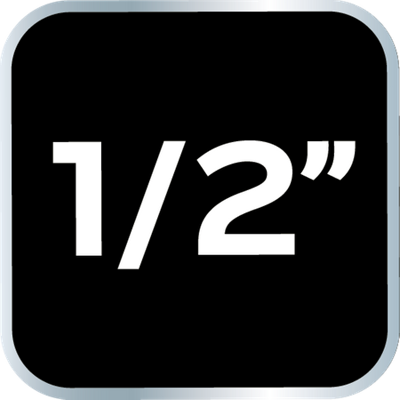 Klucze nasadowe 1/2", zestaw 20 szt., CrV