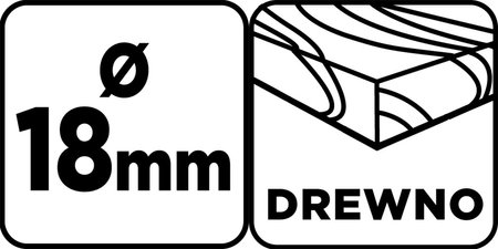 Wiertło do drewna, przedłużane 18 x 400 mm