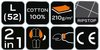 Bluza robocza PREMIUM, 100% bawełna, ripstop, rozmiar L