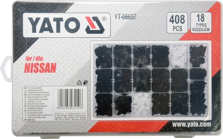 KOMPLET SPINEK SAMOCHODOWYCH NISSAN 408SZT