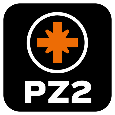 Bity udarowe PZ2 x 25 mm, 20 szt.