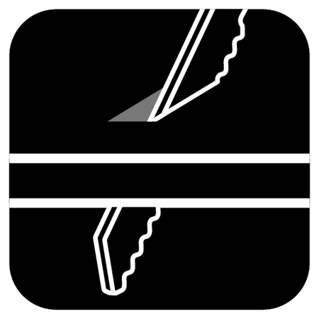 Brzeszczot do piły szablastej do czystego cięcia izolacji, gumy, kartonu 228 mm, HCS