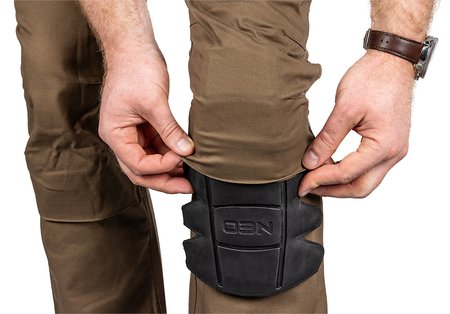 Spodnie robocze Mix&Match, Canvas, brązowe, rozmiar S