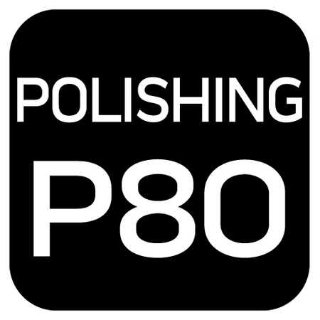 Papier ścierny prostokątny 8 otworów 130 x 80 mm P80 do 04-623, 5 szt.