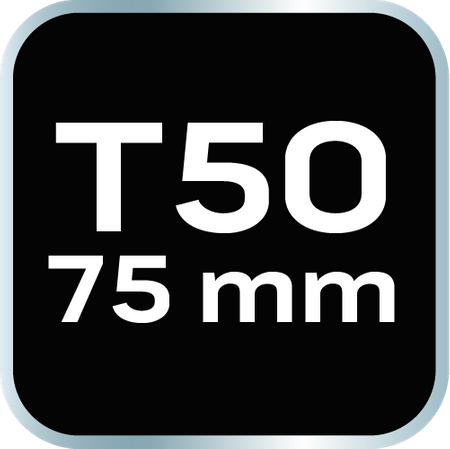Końcówka TORX T50 x 75 mm, S2 x 2 szt.