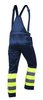 Ogrodniczki robocze, ostrzegawcze, granatowe, rozmiar M