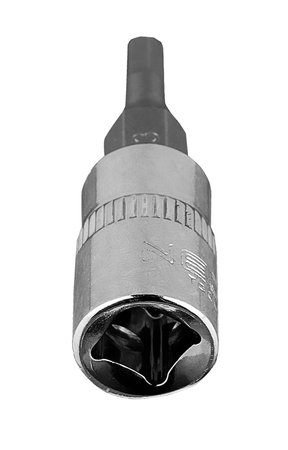Końcówka sześciokątna H3 na nasadce 1/4", krótka, 37 mm