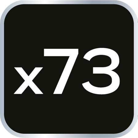 Klucze nasadowe 1/2", 1/4", zestaw 73 szt., CrV