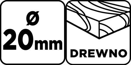 Wiertło do drewna, przedłużane 20 x 400 mm