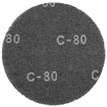 Siatka ścierna na rzep, 225 mm, K80, do szlifierki 59G260,10 szt.