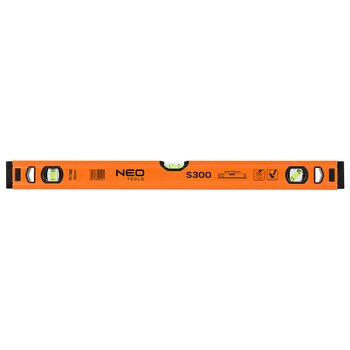 Poziomnica aluminiowa S 300, 3 libelle, 60 cm