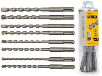 ZESTAW WIERTEŁ SDS+  8-ELEMENTOWY: 2* 6,7,8,10*160MM
