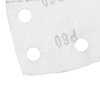 Papiery ścierne na rzep, żelazko 102 x 152 mm, P60, 5 szt., z 11 otworami
