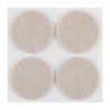 Podkładki filcowe okrągłe samoprzylepne, jasnobrązowe 40 mm, 4 szt.