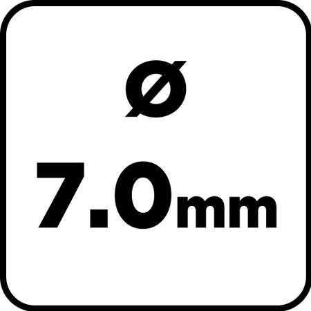 Wiertło do metalu HSS, DIN 340, przedłużane, 7 mm