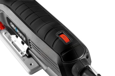 Wyrzynarka 600W, ilość suwów 800-3000 min-1,  z uchwytem za korpus