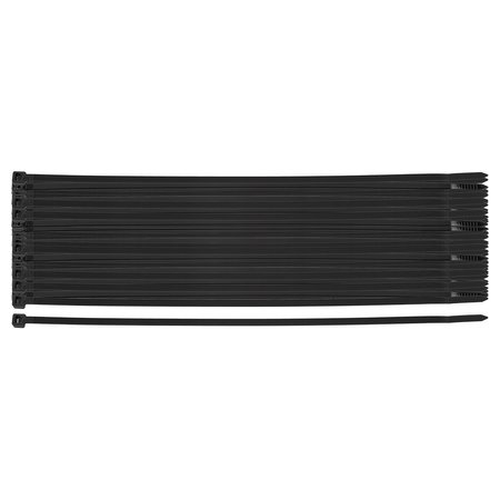 Opaski zaciskowe EXTREME 4.8 x 300 mm, czarne, 100 szt.