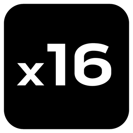 Podkładki z pianki okrągłe samoprzylepne, czarne 28mm, 16 szt.