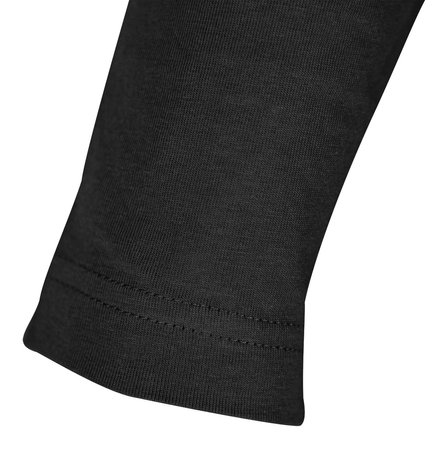 Koszulka z długim rękawem, czarna, rozmiar XXXL